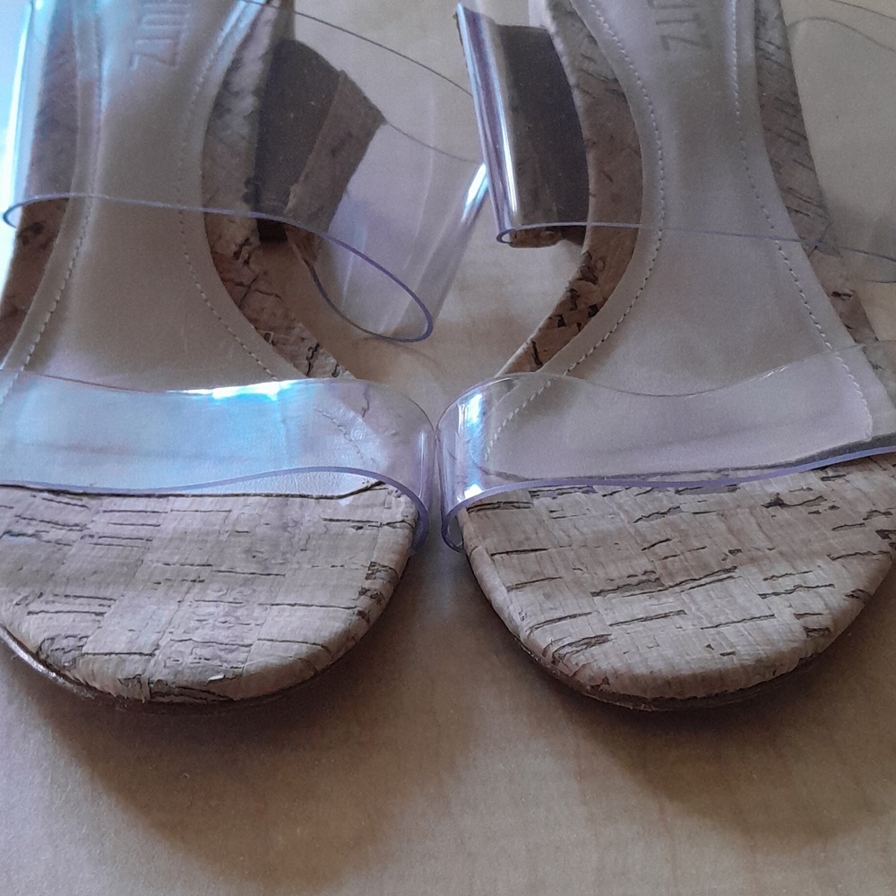 SCHULTZ VICTORIE CORK Block Heels Size 6.5 - Picture 7 of 16